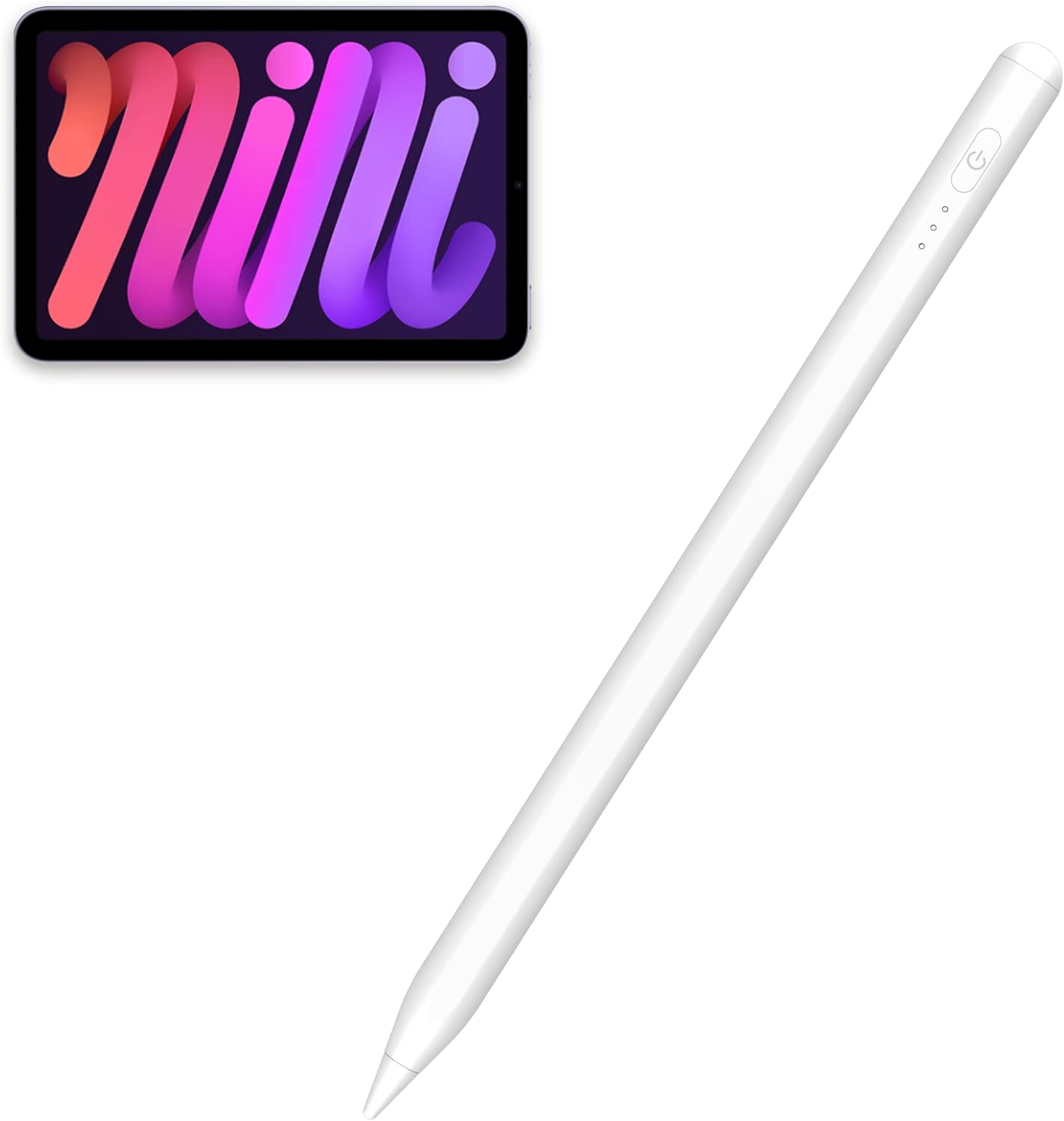 Kedoo Stylus Pen for iPad with Palm Rejection for iPad Pro 2021 11/12.9 Inch(2018-2021) iPad 8th iPad 7/6th iPad Air 4th/3rd, iPad Mini 5th Gen,Tilt Detection,Magnetic Adsorption-White
