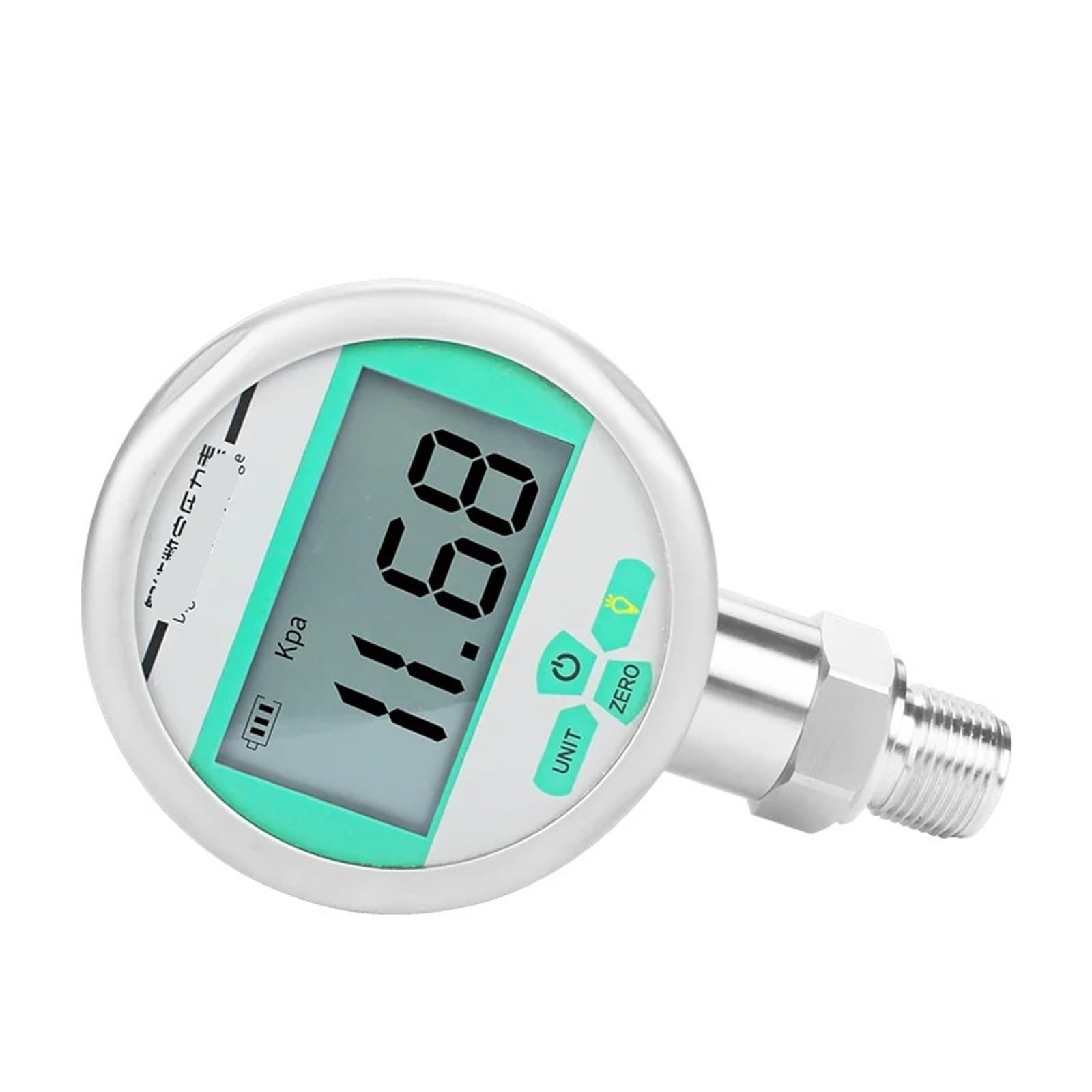 0.2G 100mm NPT1-2 100mm dial Radial Hydraulic Pressure Gauge 0-0.1Mpa 0-0.16Mpa 0-0.25Mpa 0-0.4Mpa LCD Display Pressure Gauge(0-1.6Mpa)