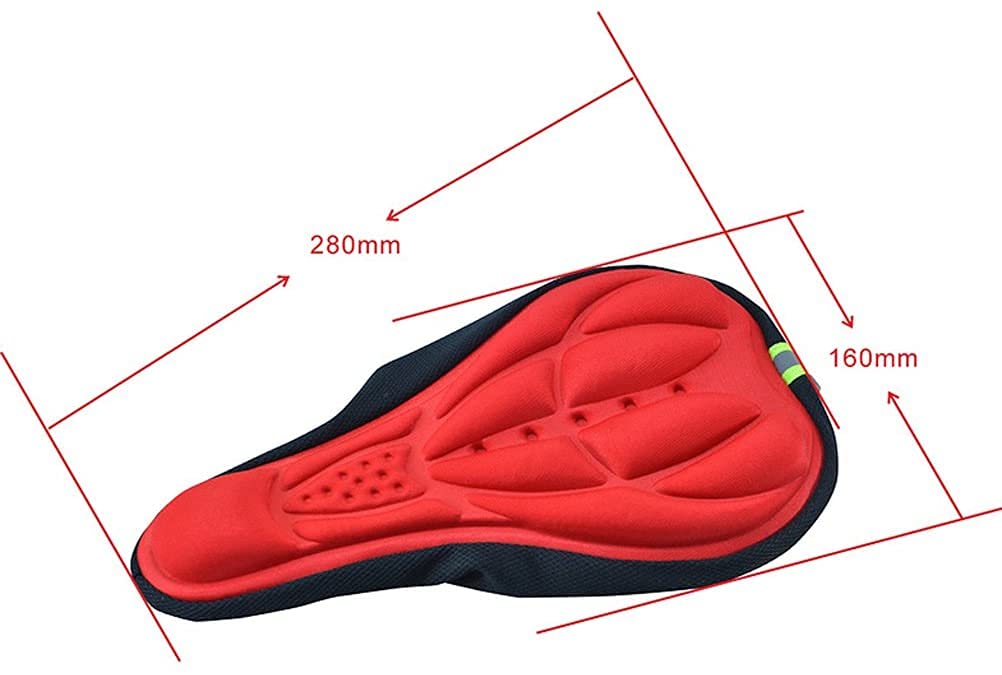 Jazda na rowerze rower 3D silikonowy miękki gruby żel poduszka pokrywa górski siodełko podkładka