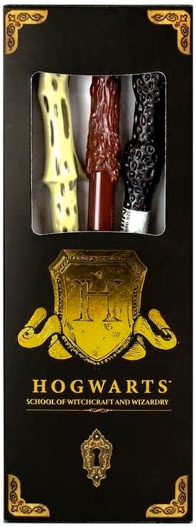 Bolígrafos marca HARRY POTTER modelo Harry Potter Triple Wand Pen Pack With Hogwarts Shield