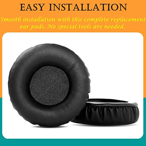 Almohadillas para auriculares HD414, recambio compatible con Sennheiser HD414 (cuero sintético, color negro) miniatura 5