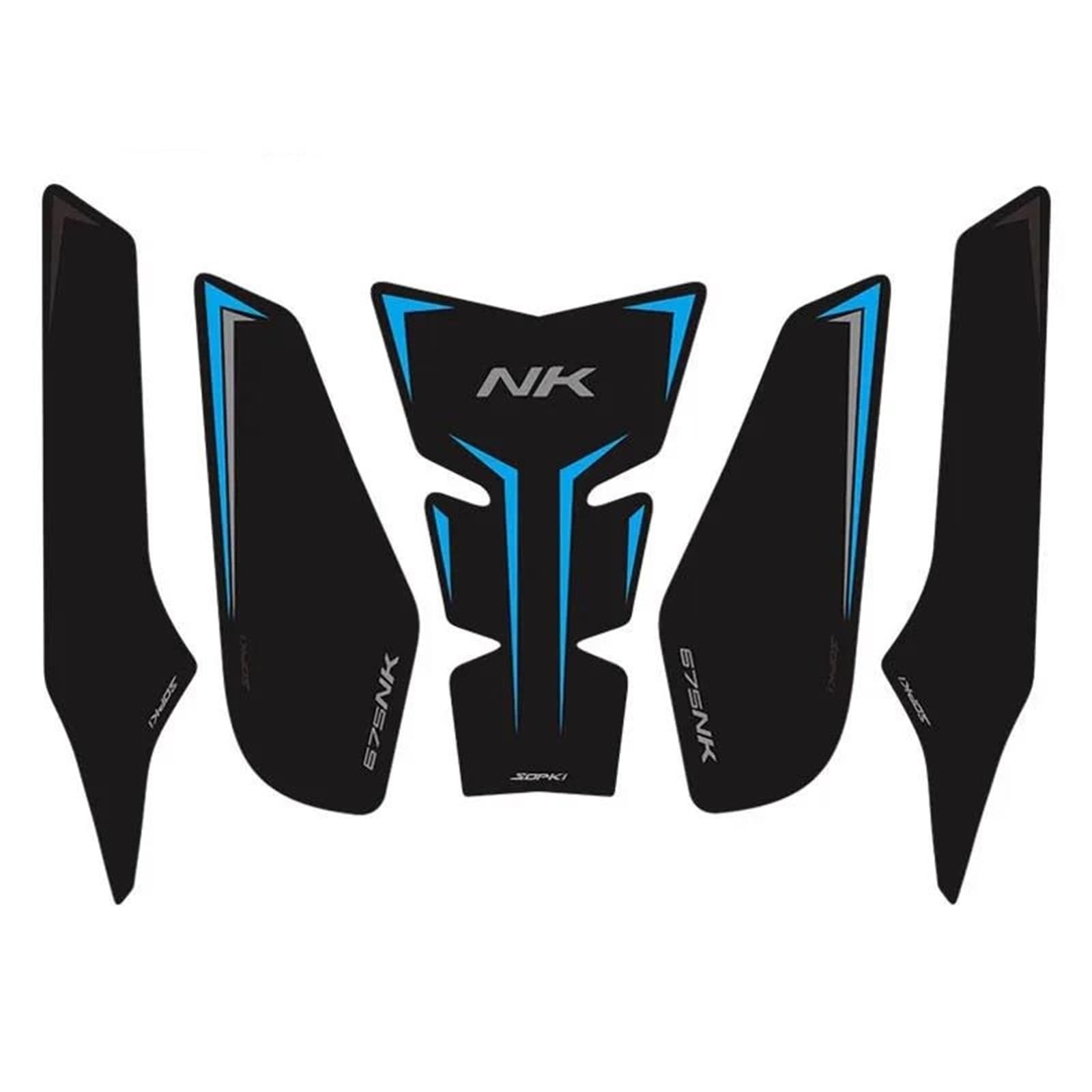 Motorcycle Tank Pad Stickers Side Gas Grip Decal for CFMOTO 675NK NK675 675 NK 2025 Streetfighter(Color15)