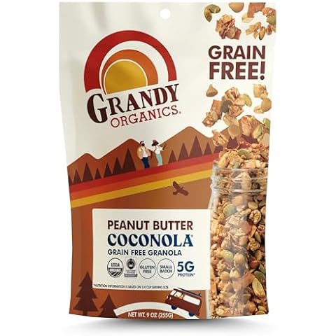 Grandy Organics Organic Peanut Butter Coconola, 9 OZ Cover