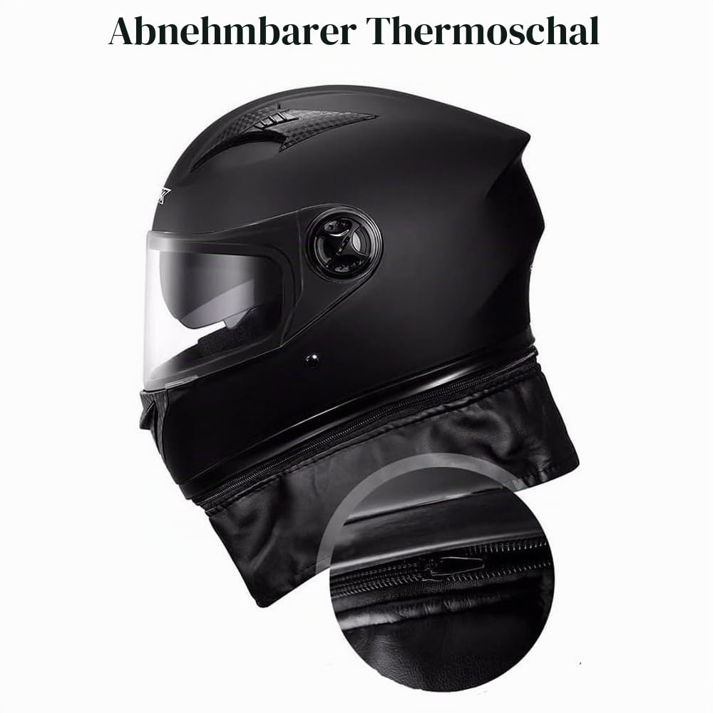 Motorradhelm Damen Herren Full Face Helm Retro Klapphelm DOT/ECE-Zertifizierter Mit Anti-Fog Sonnenblende Helm Motorrad Downhill Helm Mopedhelm Schutzhelm Für Cruiser Chopper,Pink-54~62CM