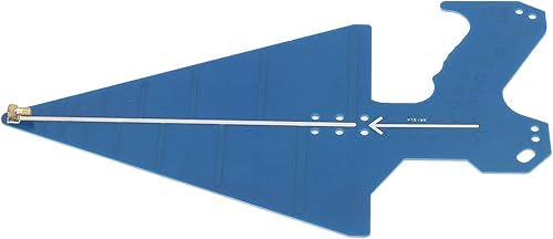 Miniatura 1 de Antena periódica de registro 0.6 a 10Ghz, antena de búsqueda de dirección para análisis de espectro, material de PCB, ganancia de 6 a 9 dBi