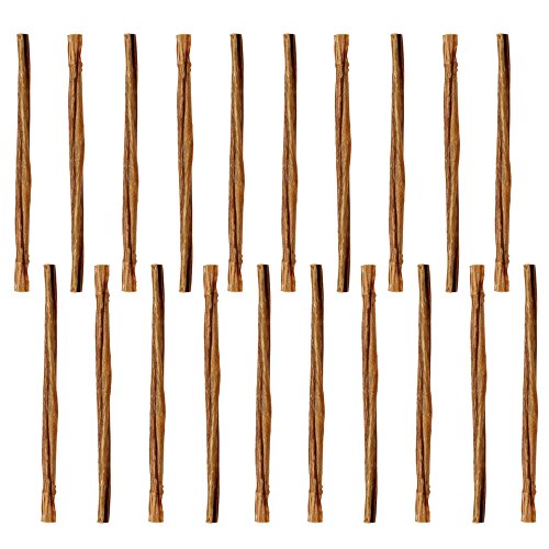 Mini 5" Straight Bully Sticks for Small Dogs & Puppies (20 Pack) Natural