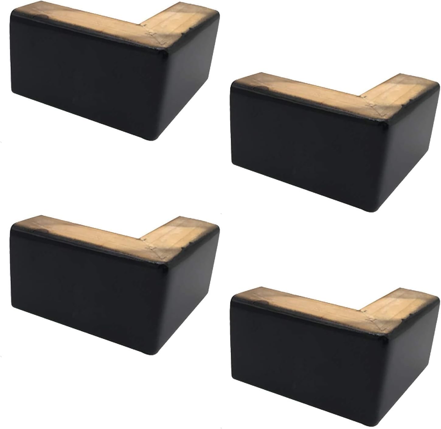 TYXTYX 4 Pine Sofa Legs, Wood Furniture Support Legs