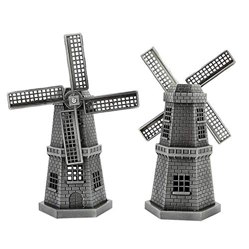 Sanpyl SANPYLHXT186E7F0 Windmill Ornaments, Mini Vintage European Holland Windmill Statue thumb #4