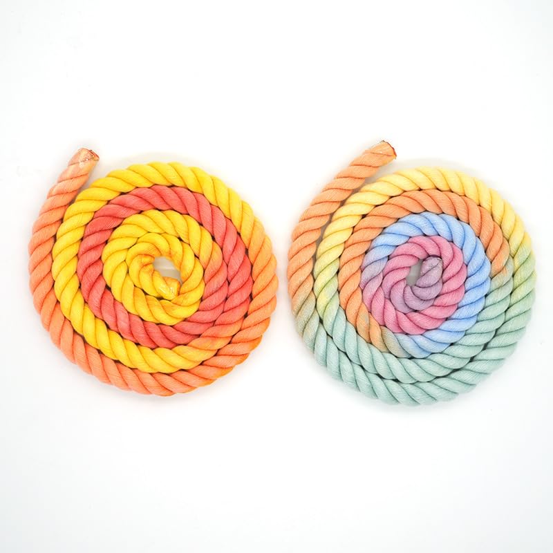 Baumwollschnüre, 12 mm, Nylonschnüre, 12 m, Makramee-Seil aus natürlicher Baumwolle, 3 Anteile, gedreht, für Zuhause, Hochzeit, Weihnachten, Dekoration, DIY, Basteln