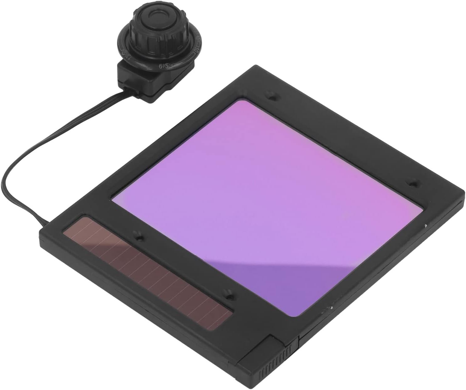 Auto Darkening Welding Helmet Lens Solar Auto Automatic Darkening Welding Lens with 4 Arc Sensors Adjustable Shade Range 4/5-9/9-13 DIN16 for Hood Replacement