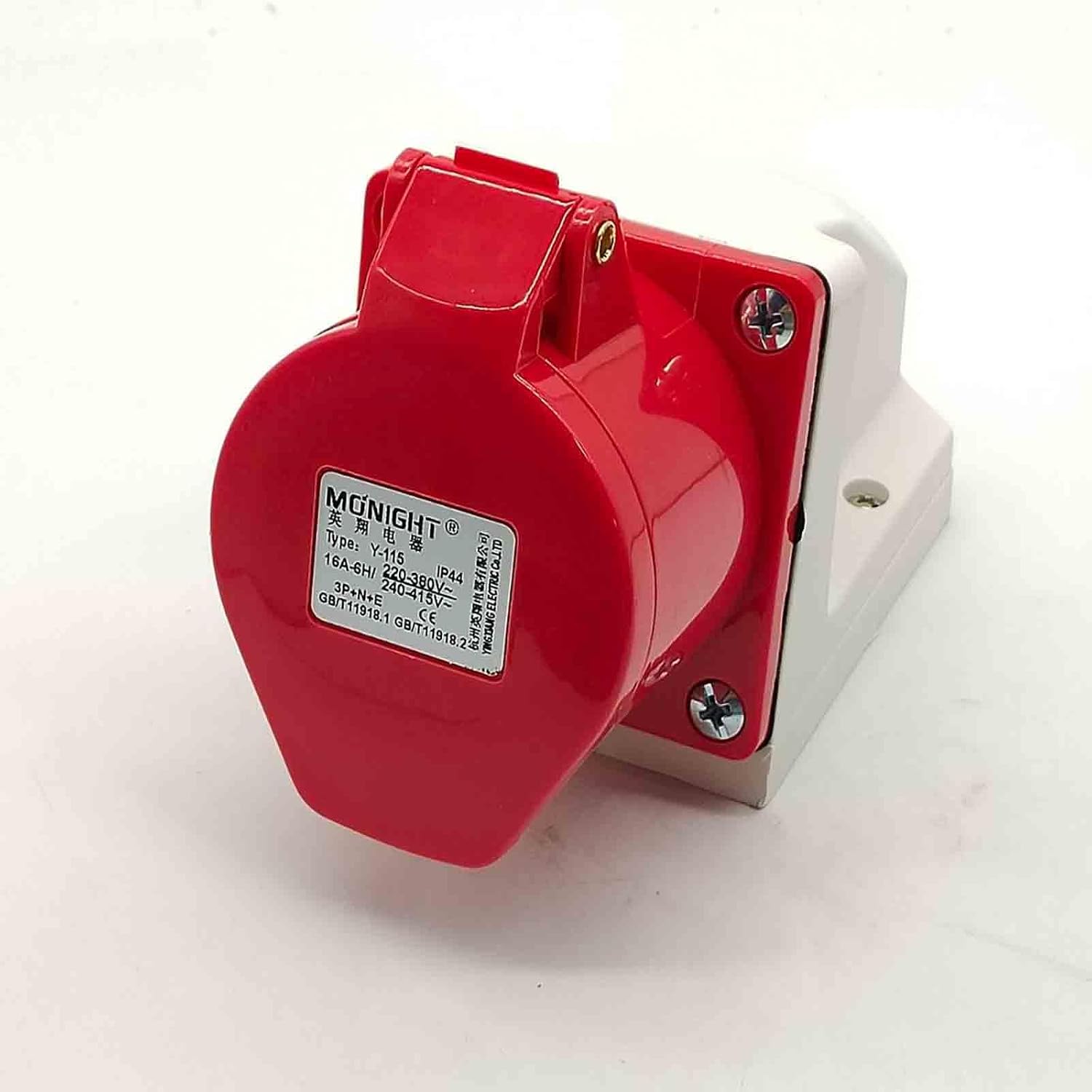 IEC60309 Waterproof CEE Industrial Connector Socket 5Pin 16A 380V-415V 3P+E+N IP44(Type-1）