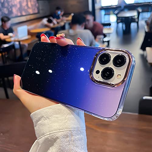 Coque souple iPhone 12 Mini anti choc violet dégradé