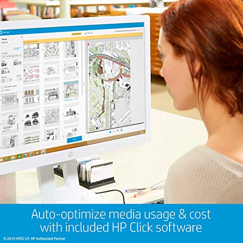 Hp Designjet T730 Large Format Wireless Plotter Printer - 36", With Security Features (F9A29A) #TOP4