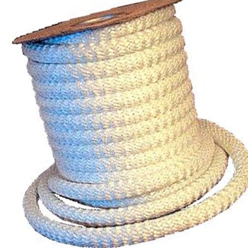 LibertySupply 1.5" Wood Stove Door Gasket, Round Fiberglass Rope Seal (25 ft. roll) High Density
