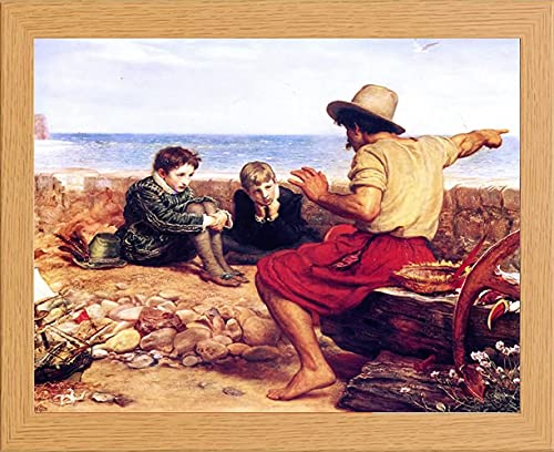 John Everett Millais Impression sur façade en verre 25,4 x 34,3 cm Cover