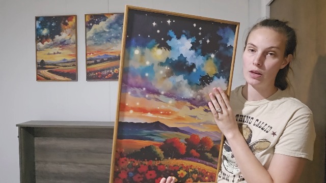 Watch BEAUTIFUL wooden art work on Amazon Live