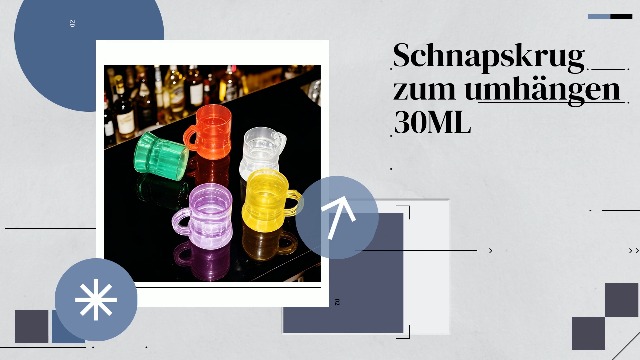 CoKeeSun 25 Schnapsgläser Mit Halsband - Bunt & Wiederverwendbar Für Partys