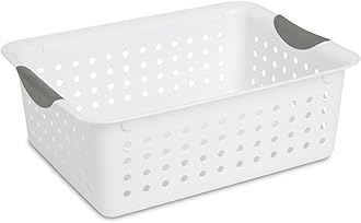 SteriliteBaskets, Bins, Crates, White, 6 Pack