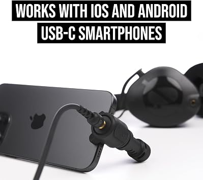 RDE VideoMic Me-C+ Directional Microphone for USB-C Mobile Devices (MFi Certified for iPhone 15/Pro/Plus/Max, iPad with USB-C, and Android), Perfect for Mobile Content Creation