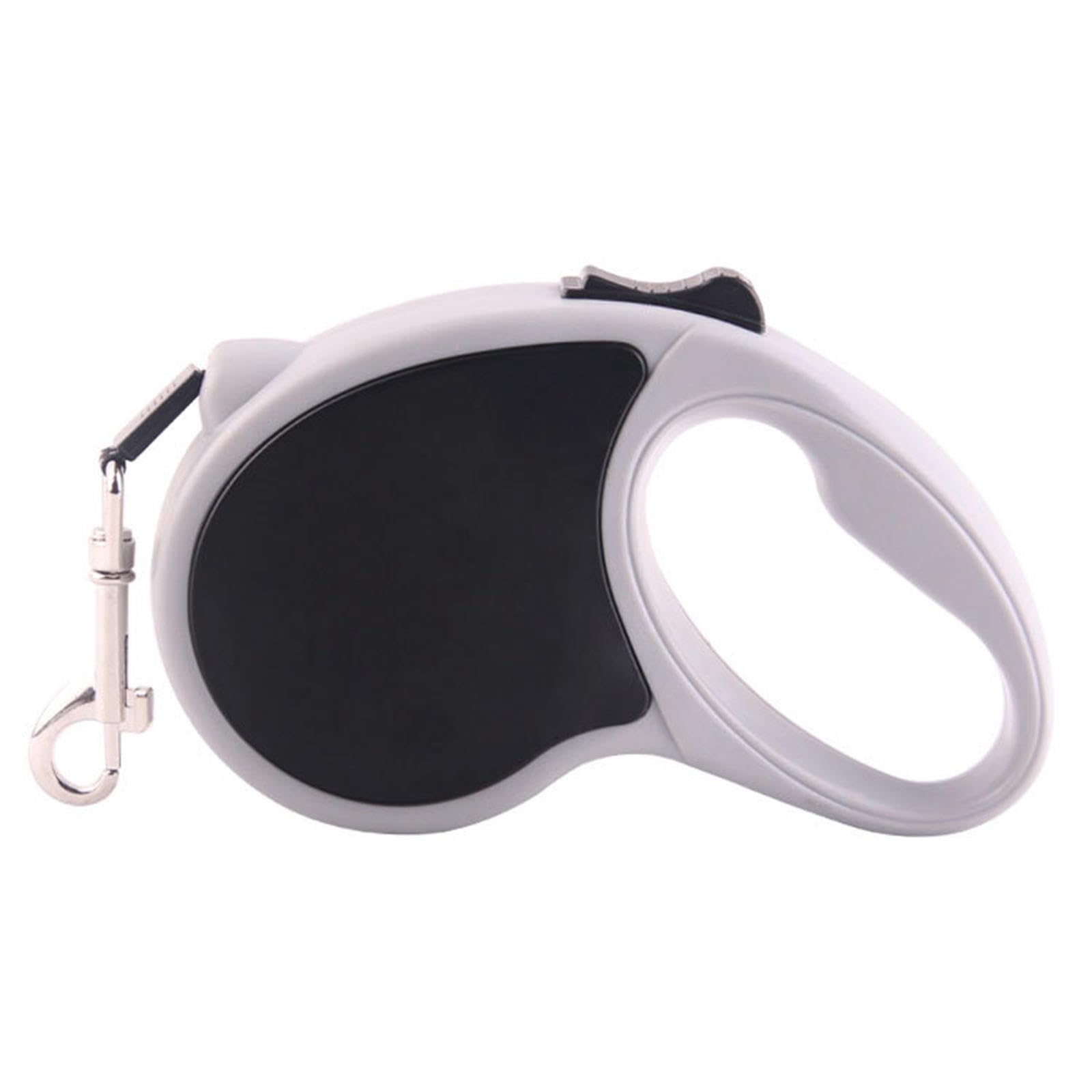 VIDECOR Correa Retráctil para Perros, Correa Extensible para Perros, Cinta de Nailon Suave y Duradera Sin Enredos de 360 ​​° con Mango Antideslizante, Freno con Una Sola Mano,F-3m