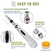 Techno Zone Acupuncture Pen with 5 Massage Head Function Energy Pain Therapy Relief