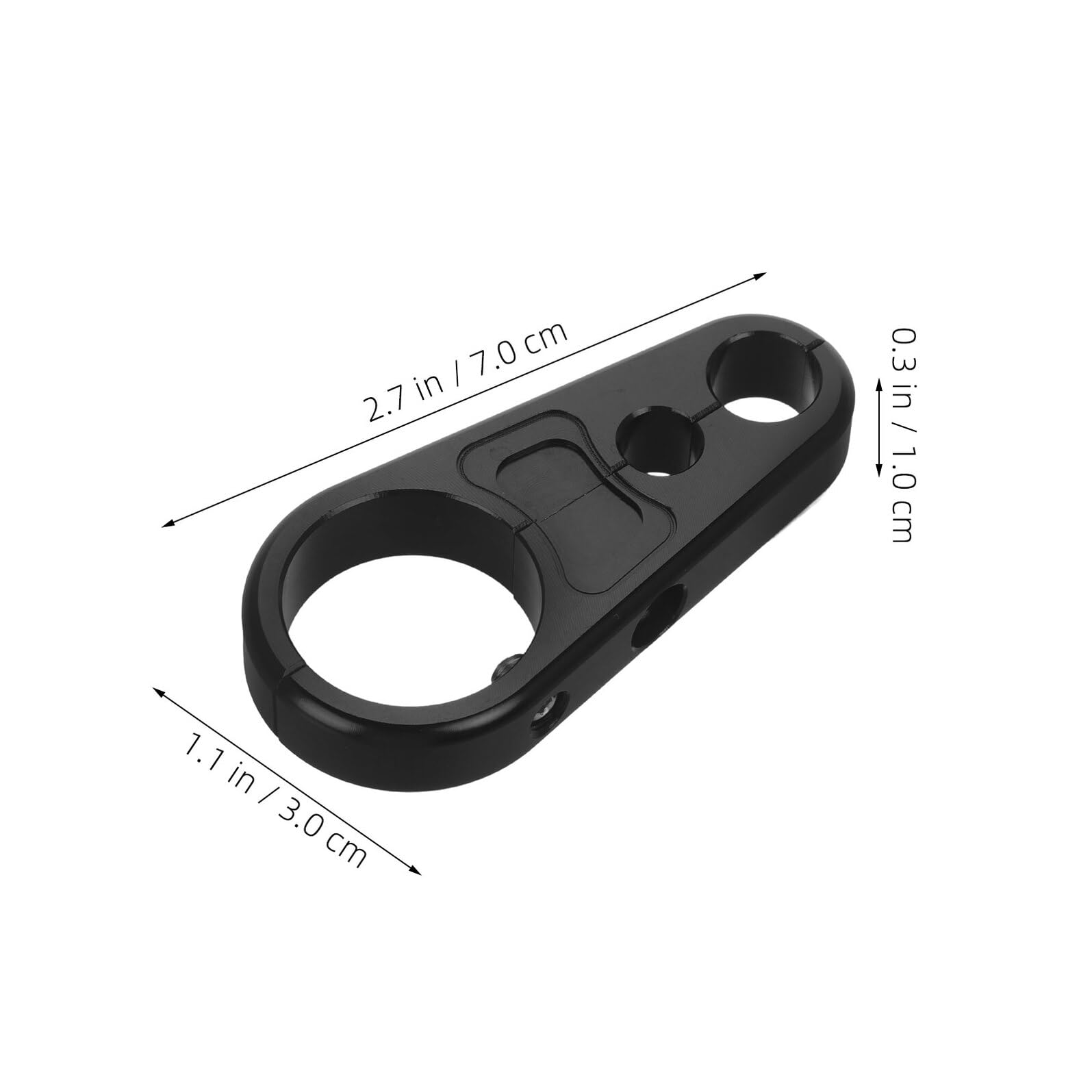 Hemobllo 2 Colliers de Fixation 25mm pour Câble de Moto | Alliage d'aluminium robuste, anti-vibration ferme, résiste aux intempéries, nettoyage facile, compatible moto et quad