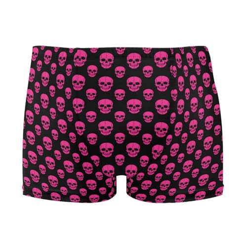 Skull Mens Swim Trunk Swimwear Bathing Suit Swim Brief Square Leg Board Short S B0404406