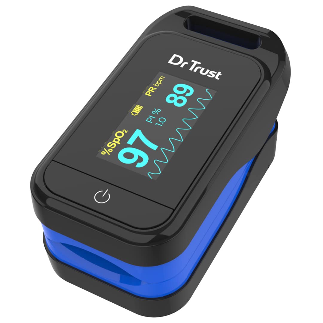 Dr Trust USA Fingertip Blood Oxygen Saturation Monitor -218, SPO2, PI & Heart Rate Pulse Oximeter with OLED Display For Pulse Oximetery (B0BCYST345) Amazon Price History, Amazon Price Tracker