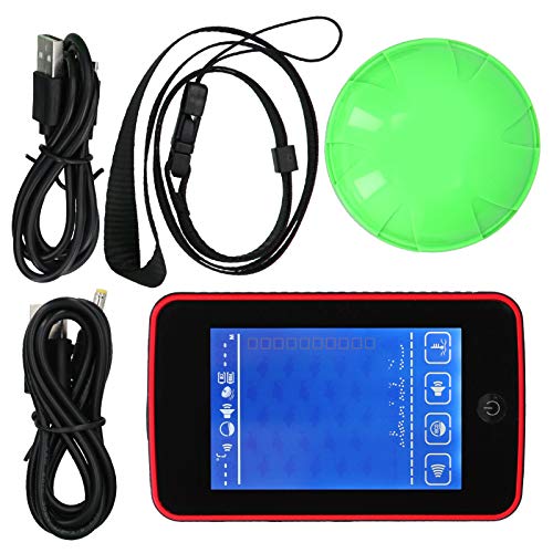 POCREATION Detector de peixe, bomba removível de 125 kHz de 200 a 500 metros, à prova d'água, portá