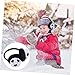 NOLITOY Plush Football Earmuffs Durable Winter Ear Protectors for Boys and Warm and Comfortable Ear Covers for Outdoor Activities and School and Design
