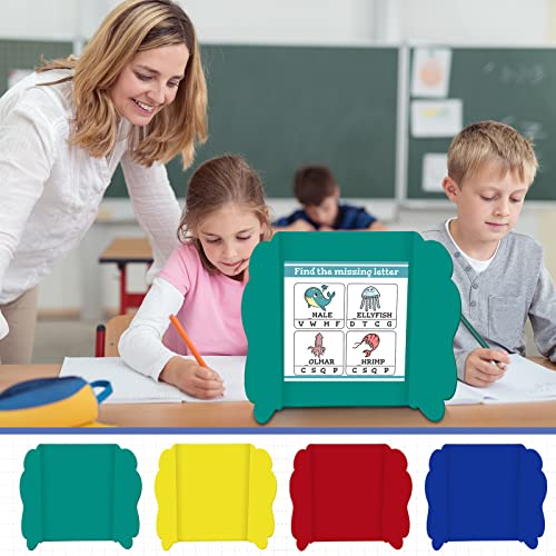 16 Pcs 14 x 22 Inch Trifold Poster Board Trifold Display Boards for Science Fair Project Presentation Corrugated Cardboard for Portable Project Board Business Presentations Meeting (Colorful)