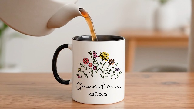 Taza para abuela BSQUIELE 11 oz Cerámica miniatura 7