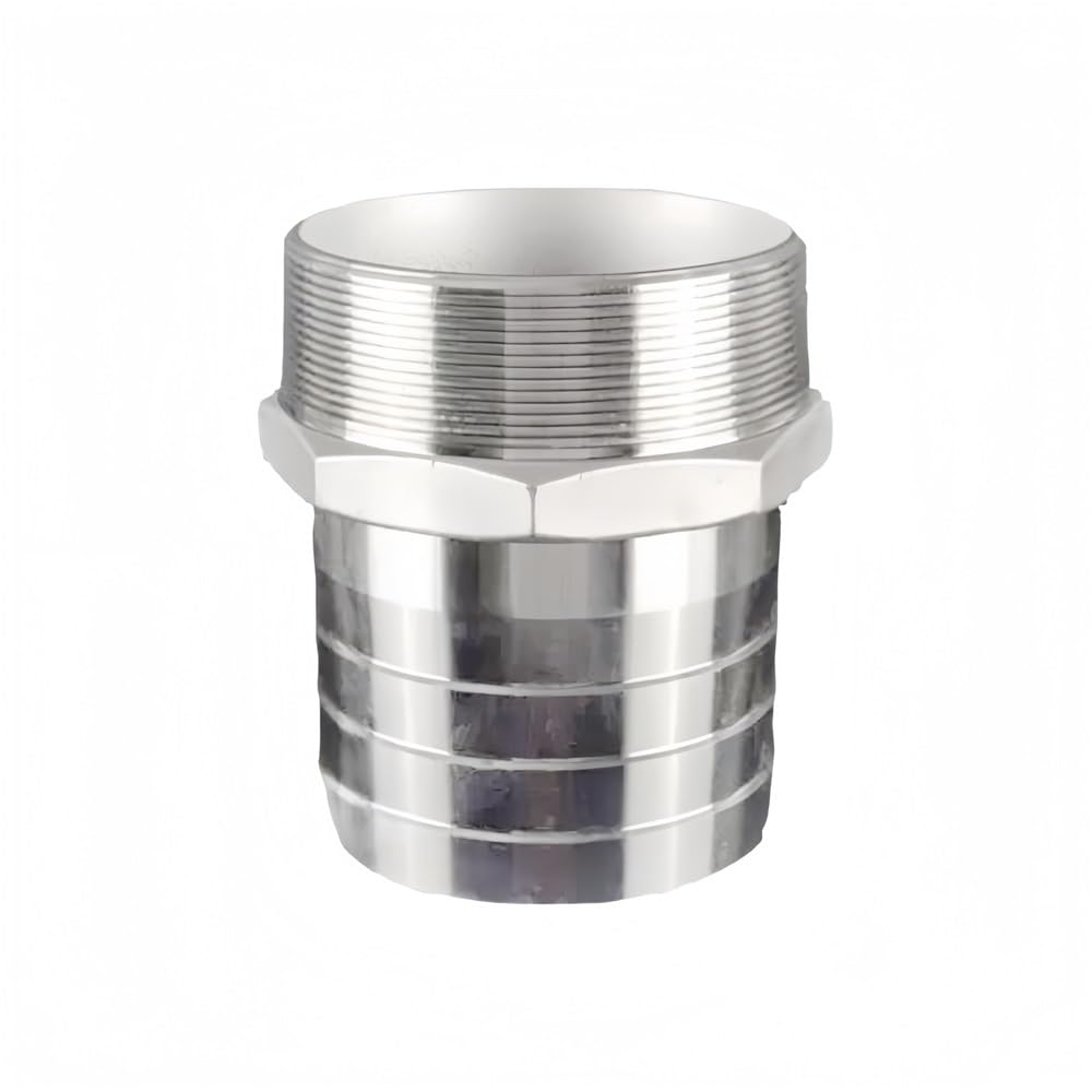 Stainless Steel Male Barb, 304 Stainless Steel Pagoda Hose Barb Fittings Male Thread, Multiple Sizes(103mm*4inches)