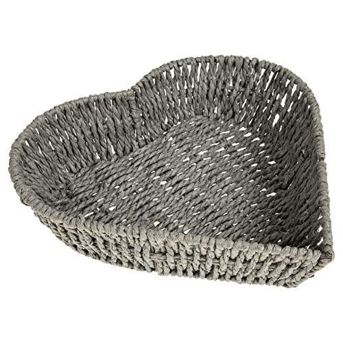 Cabilock Black 150-Pound Paper String Basket, Great for Kitchen, Living Room, Restaurant, Cafe, Outdoor Picnic, Flower Arrangement, Candy Tray