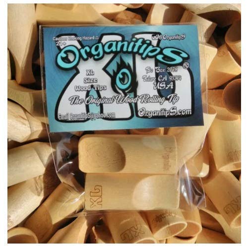 OrganitipS XL the original wood rolling tips Handmade