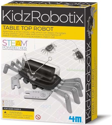 4M 5576 Table Top Robot - DIY Robotics Stem Toys, Engineering Edg...