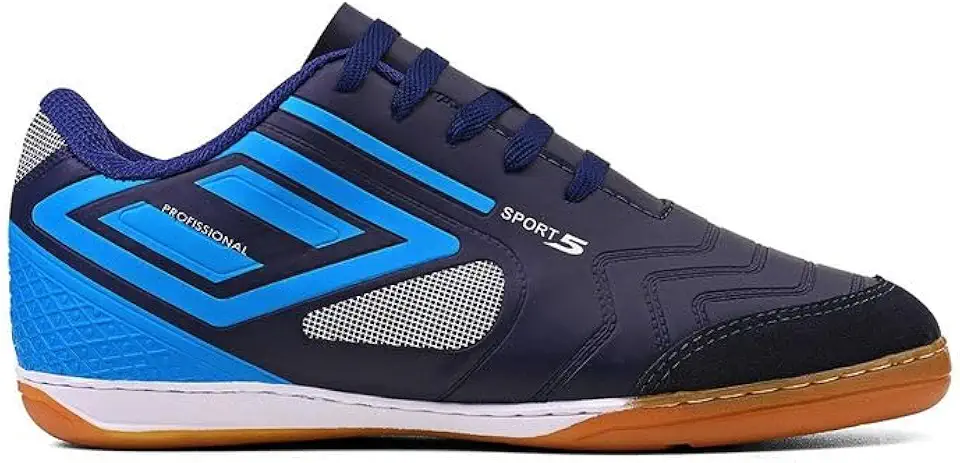 Chuteira Futsal Solado de Borracha Masculino e Feminino Colada e Costurada Antiderrapante
