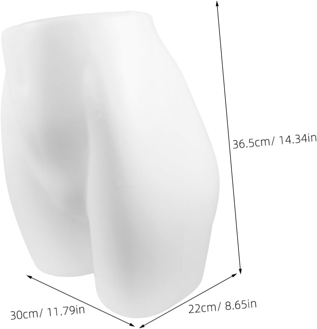 Female HIPS Dummy Lower Body Full Butt Form Underwear Display Mold Prop for Window Display Realistic Female Dummy for Panty Model and Retail Showcases