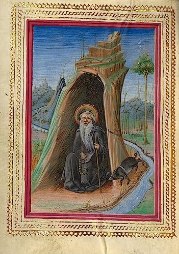 Tableau sur toile Saint Abbé de Taddeo Crivelli art sacré pour inspirer la sérénité chez soi