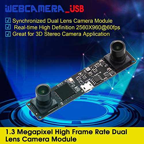 Caméra USB double objectif 960p grand angle 90 degrés pour visioconférence immersive