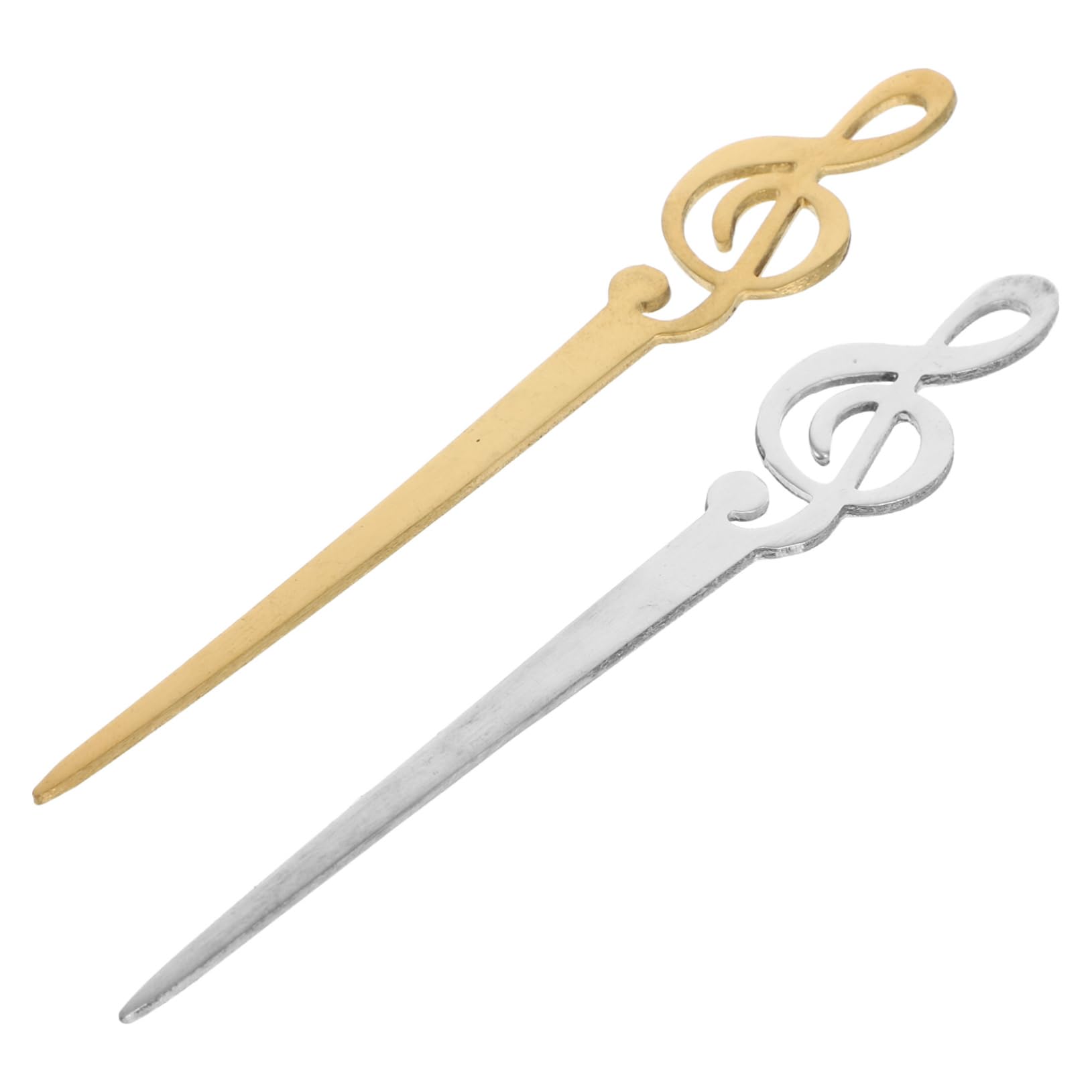 LALAFINA 2pcs Elegant Wax Seal Stirring Sticks Musical Note Design Mixing Rods for Precise Stamp Making Creative Projects Ergonomic Handle for Comfortable Use