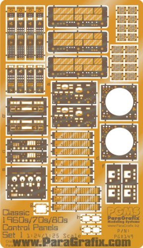 Kit photodécoupe tableau de bord 1/24 1/25 véhicule classique PGX149
