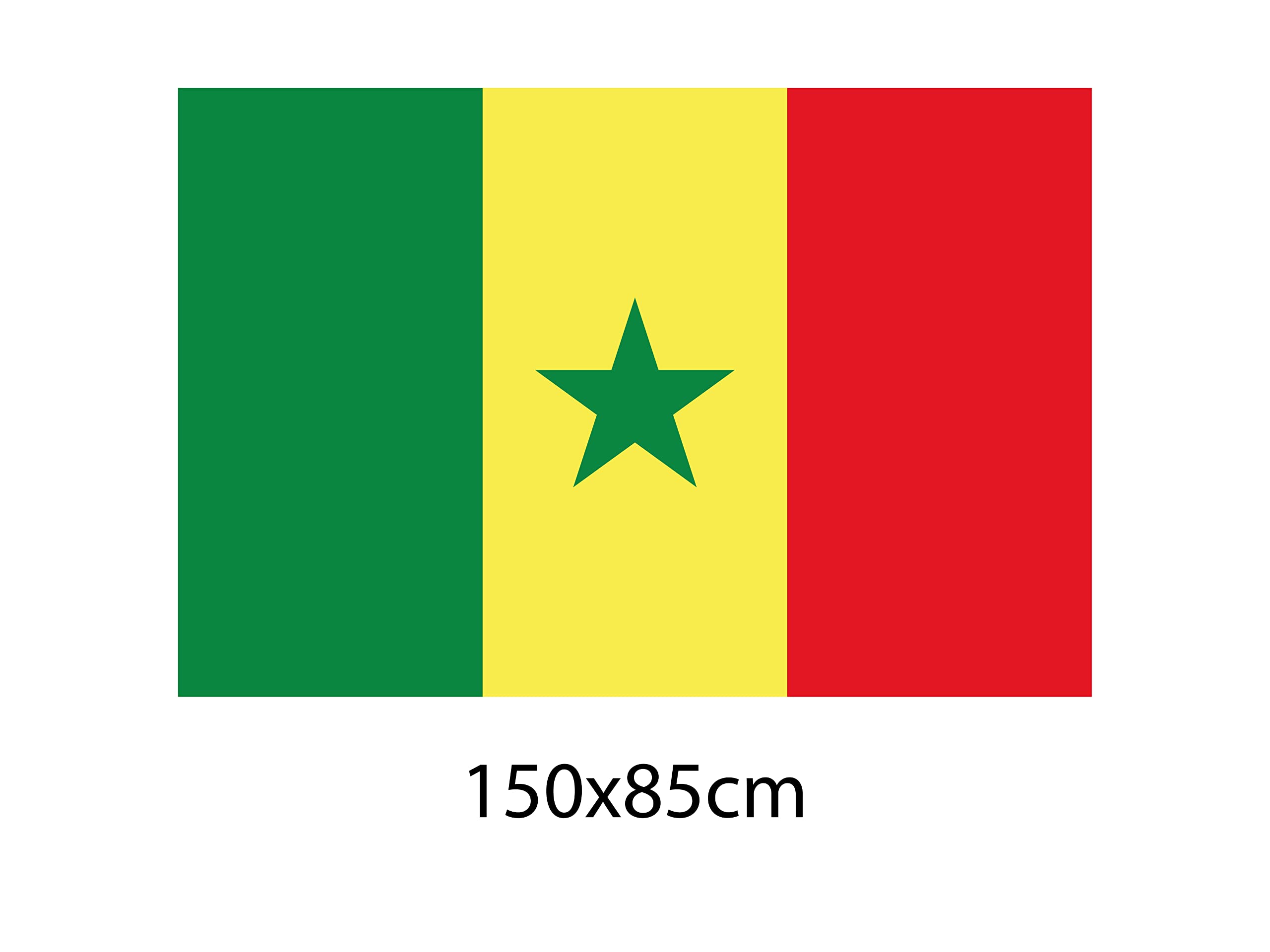 OEDIM Flag of Senegal, Multicoloured, 150X85CM - Image 4