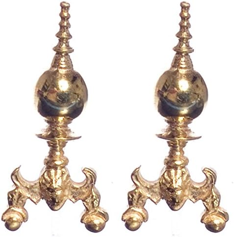 Dollhouse A3757BR - Anillos georgianos en miniatura (latón, 2 unidades)