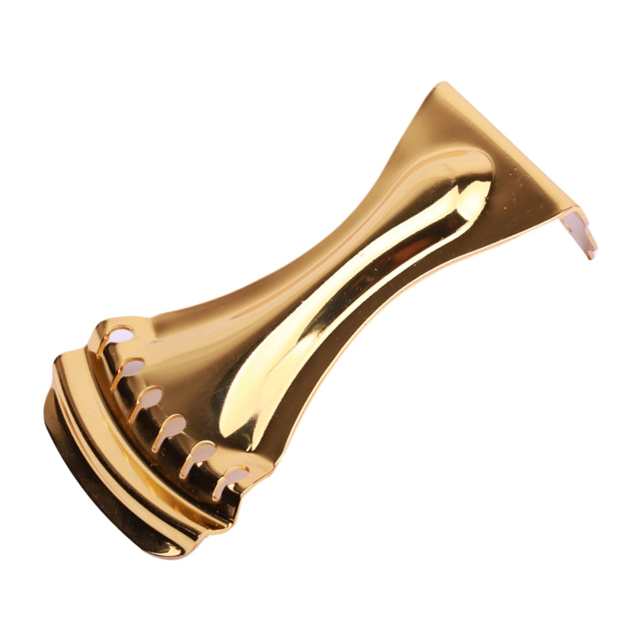 HEMOTON Tailpiece 6 String Tailpiece Gold Guitar Tuners Bone Nut Electric Guitar Metal Material Fits Wooden or Steel Body