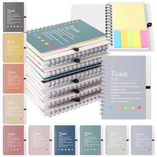 Carnet à spirale inspirant Feifeiya lot de 24 bloc-notes avec post-it