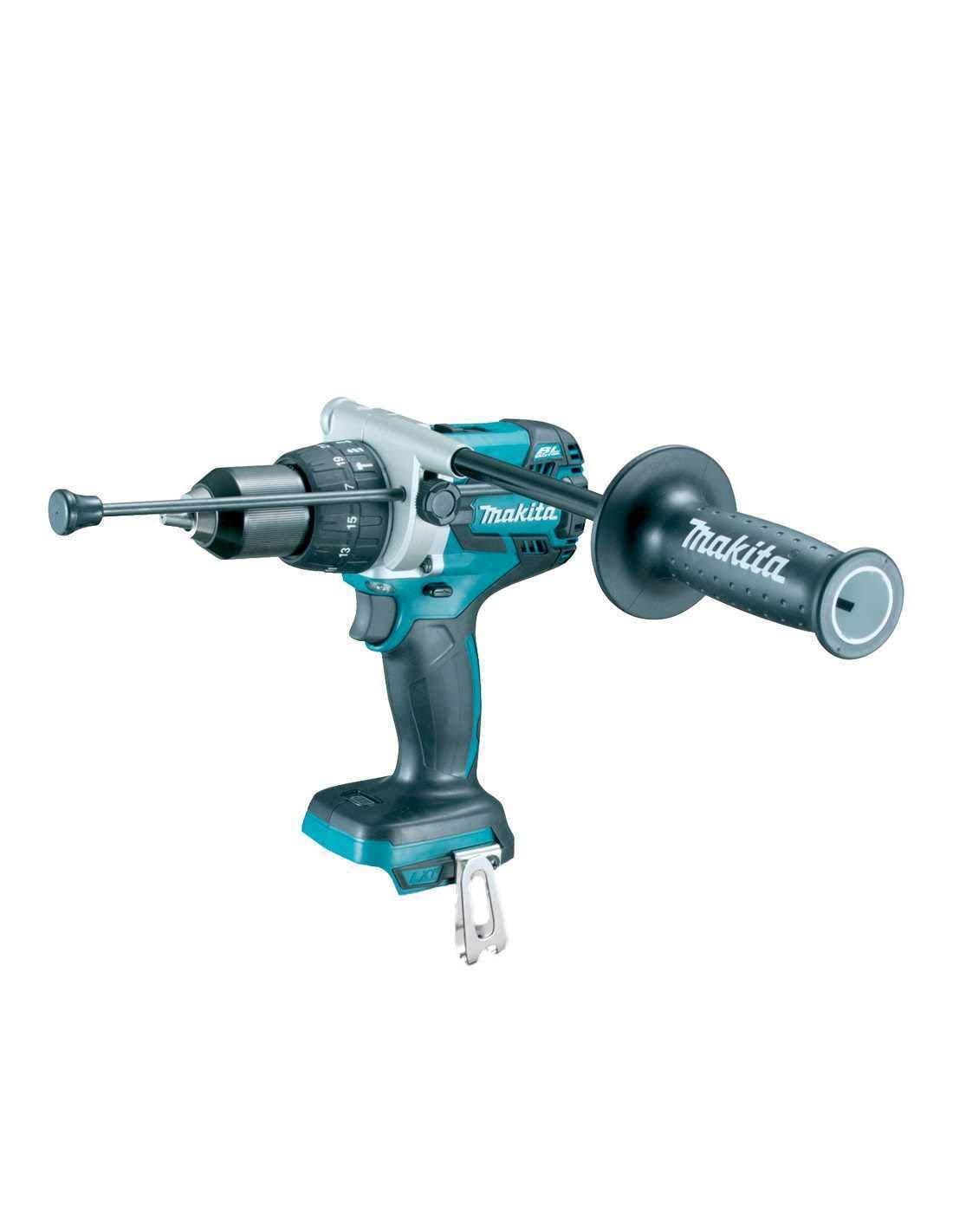 MAKITA Kit MK402 (Taladro Percutor DHP481 + Martillo DHR171 + Mini-Amoladora DGA504 + Atornillador de Impacto DTD153 + 2 Baterías de 5,0 Ah + Cargador + LXT600)