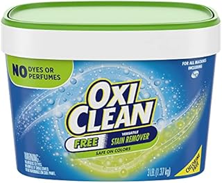 OxiClean Versatile Stain Remover Powder Free, Laundry Stain Remover, 3 Lbs