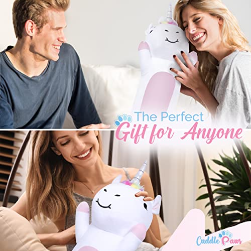 Cuddle Paws Unicorn Big Stuffed Animal Body Pillow Plush 23 Inches, Kawaii Toys, Cute Giant Stuffed Animals, Gift For Girlfriend, Soft Big Plushies Kawaii Stuff Gift For Kids And Adults #TOP3