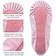 Ballettschuhe aus Leder mädchen Ballettschläppchen Tanzschuhe mit Ganze Ledersohle für Kinder Damen rosa 25